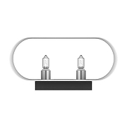 Накладной светильник Lightstar Muro 808620 цвет плафона/подвески Белый, цвет арматуры Хром-2