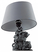 Настольная лампа Lumion Catty 8128/1Т цвет плафона/подвески Коричневый, цвет арматуры Серый-1