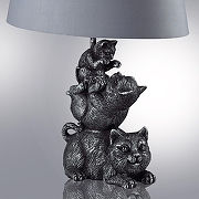 Настольная лампа Lumion Catty 8128/1Т цвет плафона/подвески Коричневый, цвет арматуры Серый-5