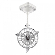 Бра Lumion Snow 8189/1W цвет плафона/подвески Прозрачный, цвет арматуры Белый-2