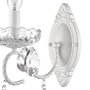 Бра Lumion Snow 8189/1W цвет плафона/подвески Прозрачный, цвет арматуры Белый-6