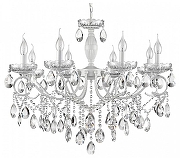 Люстра Lumion Snow 8189/8 цвет плафона/подвески Прозрачный, цвет арматуры Белый
