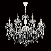 Люстра Lumion Snow 8189/8 цвет плафона/подвески Прозрачный, цвет арматуры Белый-3
