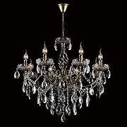 Люстра Lumion Linn 8190/8 цвет плафона/подвески Прозрачный, цвет арматуры Латунь, Прозрачный-3