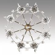 Люстра Lumion Linn 8190/8 цвет плафона/подвески Прозрачный, цвет арматуры Латунь, Прозрачный-4