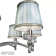 Люстра iLamp Olivia 82336/8 CR цвет плафона/подвески Бирюзовый, цвет арматуры Хром-2