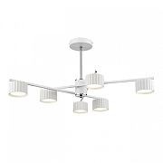 Люстра на штанге Lumion Karina 8241/6C цвет белый, хром-1