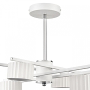 Люстра на штанге Lumion Karina 8241/8C цвет белый, хром-4