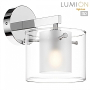 Бра Lumion VERDI 8261/1W цвет плафона/подвески Прозрачный, цвет арматуры Хром-3