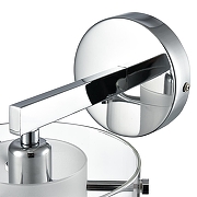 Бра Lumion VERDI 8261/1W цвет плафона/подвески Прозрачный, цвет арматуры Хром-8