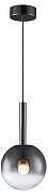 Подвесной светильник iLedex Aura 8615P-1M BK-SM цвет плафона/подвески Дымчатый, цвет арматуры Черный-2