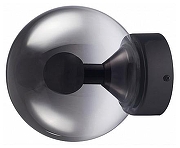 Накладной светильник iLedex Aura 8615W-1S BK-SM цвет плафона/подвески Дымчатый, цвет арматуры Черный