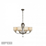 Люстра iLamp Urban 88189/8 CR цвет плафона/подвески Белый, Прозрачный, цвет арматуры Хром-1