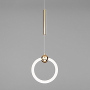 Подвесной светильник Eurosvet R1m 90165/1 золото цвет плафона/подвески Белый, цвет арматуры Золото-1