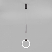 Подвесной светильник Eurosvet R1m 90165/1 черный жемчуг цвет плафона/подвески Белый, цвет арматуры Жемчужный, Черный-1