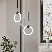 Подвесной светильник Eurosvet R1m 90165/1 черный жемчуг цвет плафона/подвески Белый, цвет арматуры Жемчужный, Черный-3