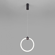 Подвесной светильник Eurosvet R1m 90166/1 черный цвет плафона/подвески Белый, цвет арматуры Черный-1