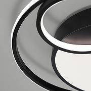 Накладной светильник Eurosvet Jeremy 90254/1 черный цвет плафона/подвески Белый, Черный, цвет арматуры Черный-10