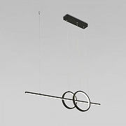 Подвесной светильник Eurosvet Tw1n 90265/1 черный цвет плафона/подвески Черный, цвет арматуры Черный