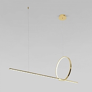 Подвесной светильник Eurosvet M1st 90266/1 золото цвет плафона/подвески Золото, цвет арматуры Золото