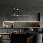 Подвесной светильник Eurosvet M1st 90266/1 золото цвет плафона/подвески Золото, цвет арматуры Золото-2