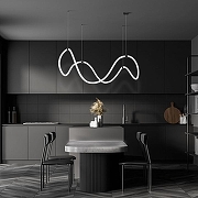 Подвесной светильник Eurosvet Full l1ght 90288/1 черный цвет плафона/подвески Белый, цвет арматуры Черный-2