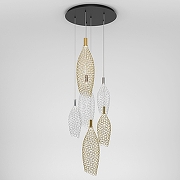 Подвесной светильник Eurosvet Ruche 90352/6 золото/хром цвет черный