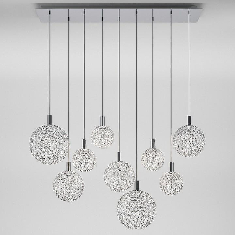 Подвесной светильник Eurosvet Gem1n1 90353/9 хром 