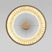 Подвесной светильник Bogate's Cliff 90373/1 цвет плафона/подвески Белый, Мрамор, Прозрачный, цвет арматуры Золото-1