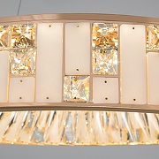 Подвесной светильник Bogate's Cliff 90373/1 цвет плафона/подвески Белый, Мрамор, Прозрачный, цвет арматуры Золото-5