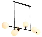 Люстра iLamp Golden 9136P/6 BK-WH -1