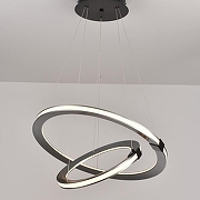 Подвесной светильник iLedex Vision 9225-8+5SD GR+BK цвет плафона/подвески Белый, Хром, цвет арматуры Черный-1