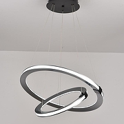 Подвесной светильник iLedex Vision 9225-8+5SD GR+BK цвет плафона/подвески Белый, Хром, цвет арматуры Черный-3