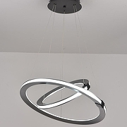 Подвесной светильник iLedex Vision 9225-8+5SD GR+BK цвет плафона/подвески Белый, Хром, цвет арматуры Черный-4