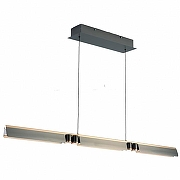 Подвесной светильник iLedex Vision 9309D-1200-2 GR+BK цвет плафона/подвески Серый, цвет арматуры Черный-1