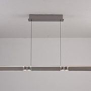 Подвесной светильник iLedex Vision 9309D-1200-2 GR+BK цвет плафона/подвески Серый, цвет арматуры Черный-2