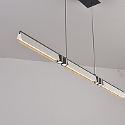 Подвесной светильник iLedex Vision 9309D-1200-2 WH+BK цвет плафона/подвески Белый, цвет арматуры Черный-2