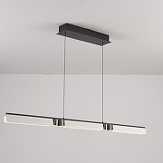 Подвесной светильник iLedex Vision 9309D-1200-2 WH+BK цвет плафона/подвески Белый, цвет арматуры Черный-4