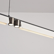 Подвесной светильник iLedex Vision 9309D-1200-2 WH+BK цвет плафона/подвески Белый, цвет арматуры Черный-5