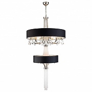 Подвесной светильник Lucia Tucci Cosmopolitan COSMOPOLITAN 2970.18 black цвет плафона/подвески Прозрачный, Черный, цвет арматуры Никель-1