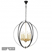 Люстра iLamp Element 9977-800 GL+BK -1