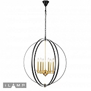 Люстра iLamp Element 9977-800 GL+BK цвет арматуры Золото, Черный-2