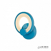 Бра iLedex Ring A001/1 Blue цвет плафона/подвески Белый, Синий, цвет арматуры Синий-2