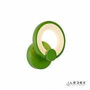 Бра iLedex Ring A001/1 Green цвет плафона/подвески Белый, Зеленый, цвет арматуры Зеленый-1