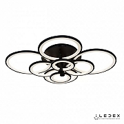 Люстра iLedex Ring A001/8 BK цвет плафона/подвески Белый, Черный, цвет арматуры Черный-1