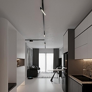 Светильник на штанге Elektrostandard Garda a057442 цвет плафона/подвески Черный, цвет арматуры Черный-3