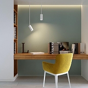 Встраиваемый светильник Elektrostandard Drop a061484 цвет плафона/подвески Белый, цвет арматуры Белый, Черный-1