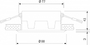Встраиваемый светильник Elektrostandard Basic a062941 цвет Черный-1