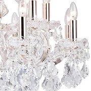 Люстра Dio D’Arte Diamante Diamante E 1.1.16.600 G цвет плафона/подвески Прозрачный, цвет арматуры Золото-1