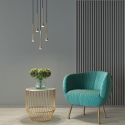 Подвесной светильник Elektrostandard Hall a068820 цвет плафона/подвески Латунь, цвет арматуры Латунь-3